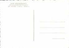 POSTAL MODERNA iglesia americana britanica santa de Dinard Bartholomew S