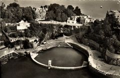 POSTAL MODERNA Dinard la piscina y la esmeralda de la puerta D