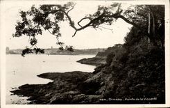 POSTAL MODERNA puntos de Dinard del vizconde