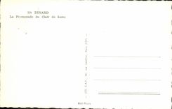 POSTAL MODERNA Dinard la caminata del claro de luna