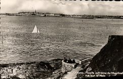 CPM Dinard Pointe extreme du Moulinet Vue sur St Malo 