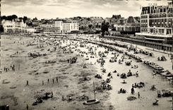 POSTAL MODERNA Dinard dimensiona la esmeralda de D la playa