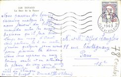 POSTAL Dinard de la VENDIMIA la bahia de la rancia