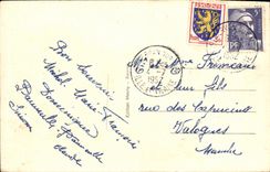 La POSTAL Dinard de la VENDIMIA senala el torno