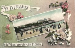 CPA Dinard Je vous envoie des fleurs 