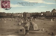 CPA Dinard Vue Generale de la Plage