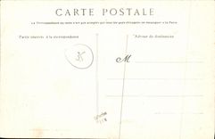 La POSTAL Dinard de la VENDIMIA el asimiento tiene barco de la alta marea