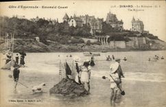 POSTAL Dinard de la VENDIMIA el habitante Saint de los ninos de Malo