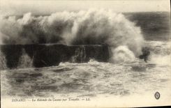 POSTAL Dinard de la VENDIMIA el de la Rotonda del casino de Storm