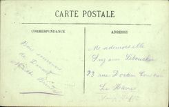 POSTAL Dinard de la VENDIMIA la playa y el punto del habitante Saint de Malo