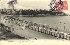 CPA Dinard La Plage et la Malouine