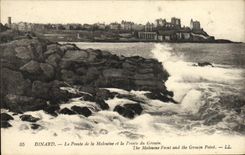 POSTAL Dinard de la VENDIMIA el punto del habitante Saint de Malo y de Grouin