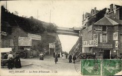 POSTAL Dinard de la VENDIMIA la esmeralda de la puerta D la playa
