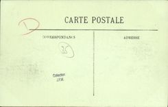 POSTAL Dinard de la VENDIMIA el bulevar de acantilados y de la esmeralda del hotel