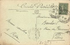 VINTAGE POSTCARD Dinard the Covered way