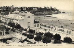 CPA Dinard Le Casino et la Plage Vus de L Hotel du Casino