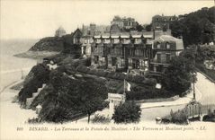 VINTAGE POSTCARD Dinard Lae Terraces and the Point of the Winch