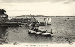 CPA Dinard La Cale Bateaux