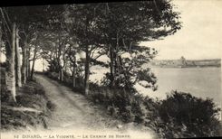 CPA Dinard La Vicomte Le Chemin De Ronde