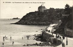 CPA Dinard La Promenade des Allies et la Pointe du Moulinet