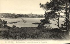 CPA Dinard La Plage Du Prieure Prise De La Vicomte