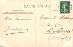 VINTAGE POSTCARD Dinard the beach Dimensions terraces