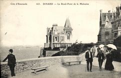 CPA Dinard Le rond point de la Malouine 