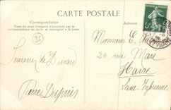 CPA Dinard Le rond point de la Malouine 