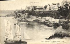 VINTAGE POSTCARD Dinard the bay of the prioress Boat