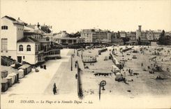 CPA Dinard La plage et la nouvelle digue 