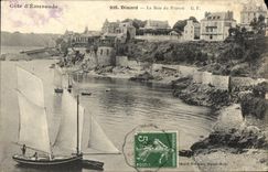 VINTAGE POSTCARD Dinard the bay of the prioress