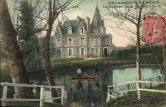 CPA Le Chateau de la Vicomte Bords de la Rance Pecheurs
