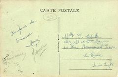VINTAGE POSTCARD Dinard the Point of the Inhabitant of Saint Malo dimensions Beach