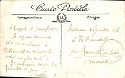 VINTAGE POSTCARD Dinard Effect of contrejour to the Inhabitant of Saint Malo