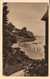 VINTAGE POSTCARD Dinard a corner of the Walk of the Moonlight