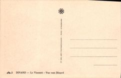 VINTAGE POSTCARD Dinard the Viscount Seen towards Dinard