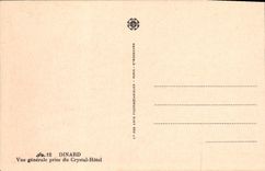 VINTAGE POSTCARD Dinard View taken of the Hook Hotel