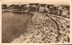 CPA Dinard La Plage a l heure du bain Vue prise du Crystal Hotel