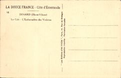 CPA Dinard La Cale L Embarcadere des Vedettes Bateau