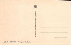 VINTAGE POSTCARD Dinard seen from of the Casino