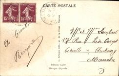 CPA Dinard Les Rochers et la Plage