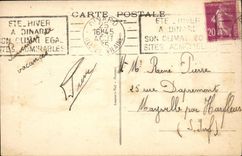 VINTAGE POSTCARD Moonlight Dinard Walk