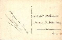 CPA Dinard Vue vers St Malo Bateaux Vedettes blanches