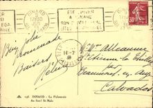 CPA Dinard La Palmeraie Au fond St Malo