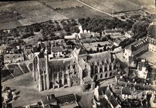 CPM Dol de Bretagne Vue aerienne La Cathedrale Saint Samson 