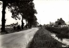 MODERN CARD Fraud of Brittany Panorama seen of the road of the Fish pond