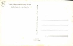 CPM Dol de Bretagne La Cathedrale Le Porche