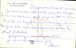 CPM Dol de Bretagne Les Vieux Remparts