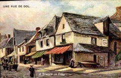 VINTAGE POSTCARD a Street of Fraud