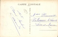 VINTAGE POSTCARD Dol of Brittany Places Toullier and at the bottom the Cathedral